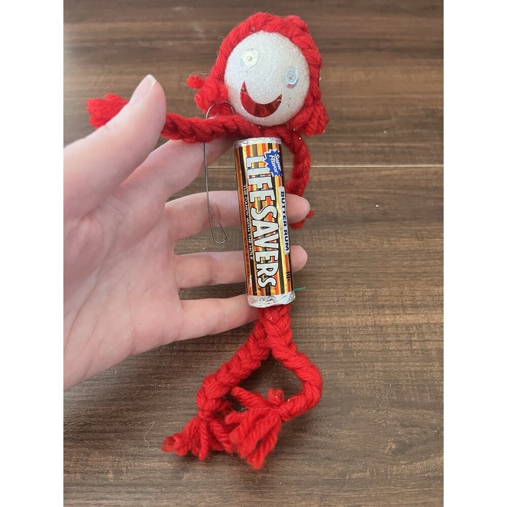 VINTAGE LIFE SAVERS Butter Rum Unopened Made Into Christmas Decor